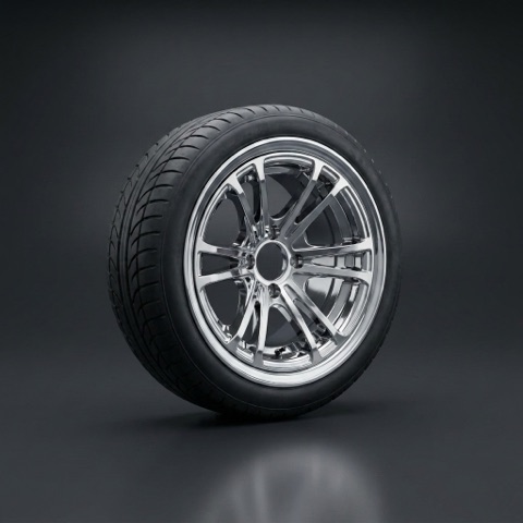 Chrome street wheel