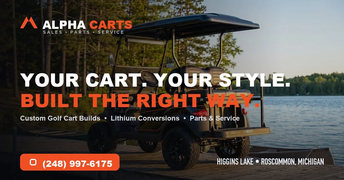 Alpha Carts custom golf cart website
